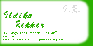 ildiko repper business card